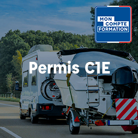 permis C1E ECF remorque caravane