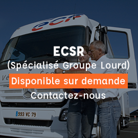 ECSR enseignant conduite sécurité routière spécialisé groupe lourd