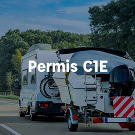 permis C1E ECF remorque caravane