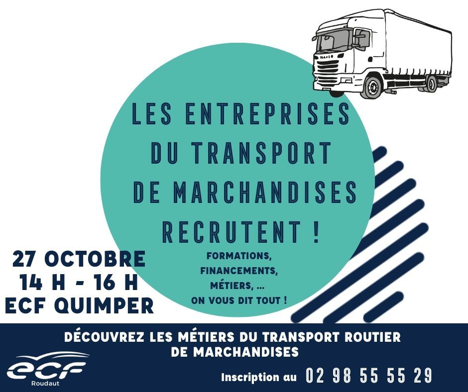 1/2 journée découverte des métiers du transport de marchandises