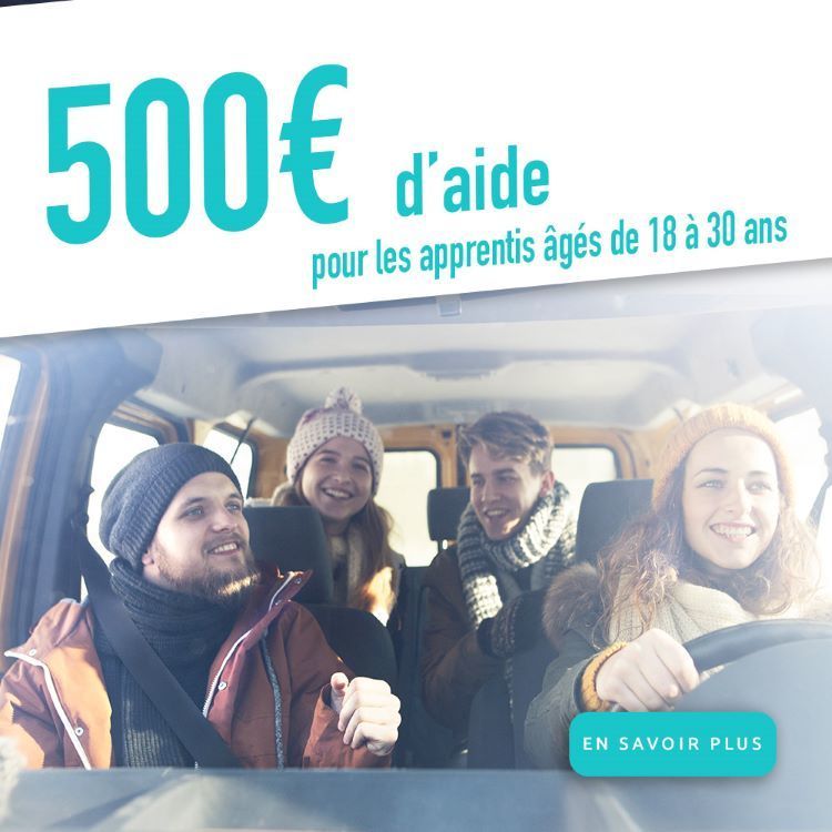 aide de 500 € pour les apprentis