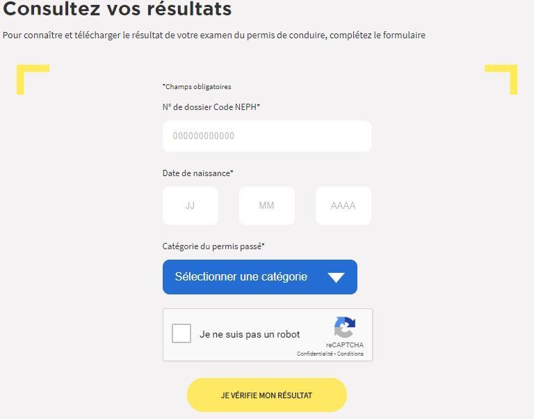 résultats