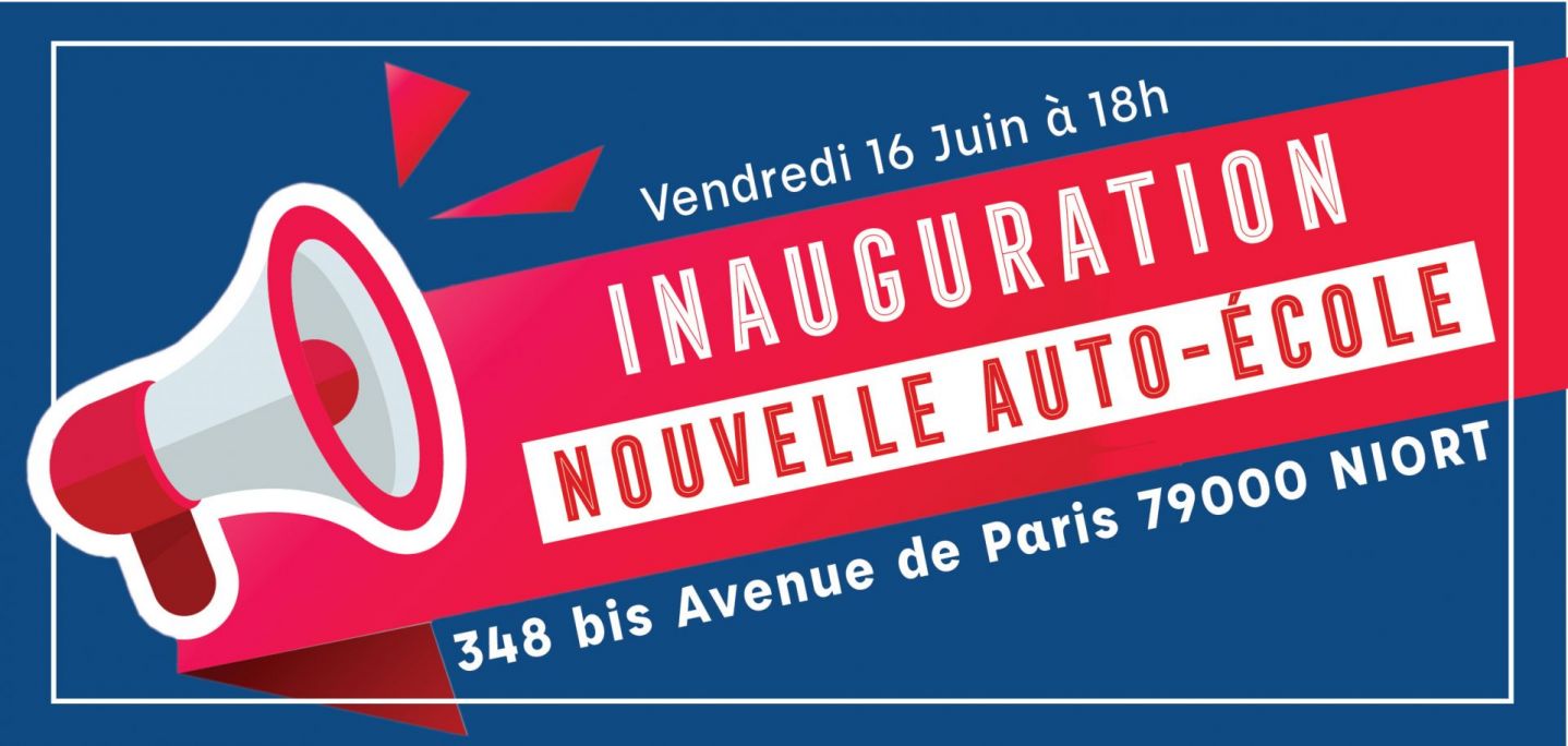ouverture agence auto-école Niort 16 juin 2023