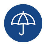 Pictogramme d'un parapluie