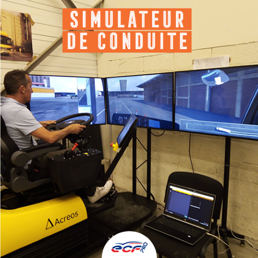 Le simulateur de conduite ECF PRO - ECF