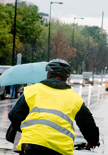 Cycliste en ville